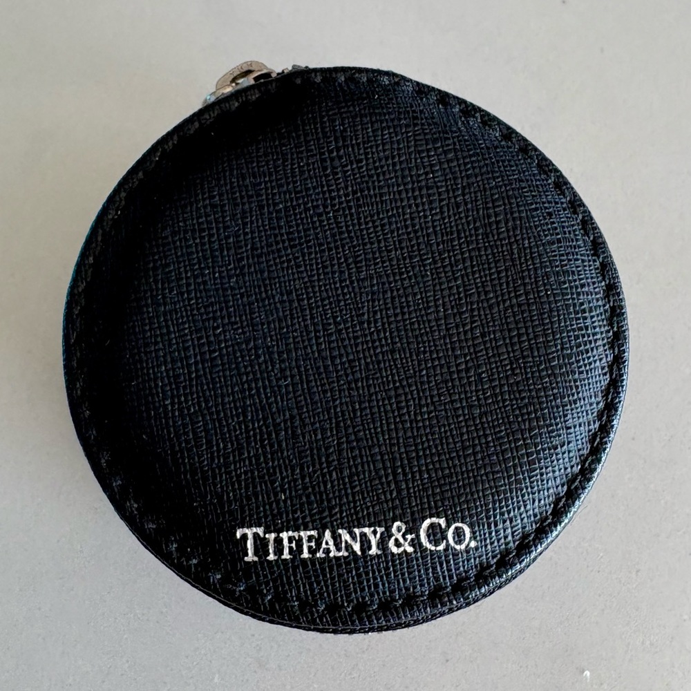 Tiffany & Co. Black Leather Travel Jewelry Box
